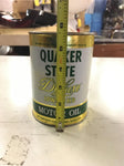 Vtg Card Board Motor Oil Can Quaker State Deluxe Full Collectible Classic Car Tr