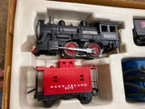 Vtg LIONEL Rock Island Line Steam Engine Tender Set Caboose Transformer box