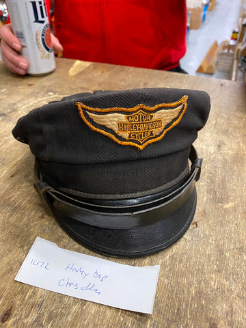 Vtg Harley Riders Captains Cap Hat Panhead Knucklehead Flathead 1950's chopper