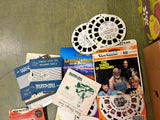 VTG 1960s Gaf Viewmaster Giant Lot 30+ Reels Disney Geopgraphy Lone Ranger
