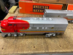 Vtg LIONEL 2353 Santa Fe F3 AA Diesel Locomotives Pusher Dummy Center Trains
