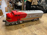 Vtg LIONEL 2353 Santa Fe F3 AA Diesel Locomotives Pusher Dummy Center Trains