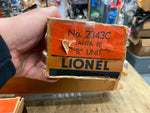 Vtg LIONEL 2353 Santa Fe F3 AA Diesel Locomotives Pusher Dummy Center Trains