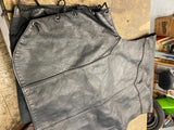 XXL OEM Harley Leather Vest Conchos lace Chain Biker Liner Factory 90's Vtg