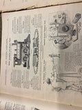 Vintage 1903 Youths Companion Magazine Advertising Plows Bicycles Machine Press
