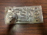 VTG 1974 Land of Lincoln Illinois Motorcycle License Plate 94275