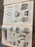 Vintage 1903 Youths Companion Magazine Advertising Plows Bicycles Machine Press