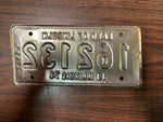 VTG 1974 Land of Lincoln Illinois Motorcycle License Plate 162132