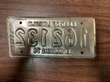 VTG 1974 Land of Lincoln Illinois Motorcycle License Plate 162132