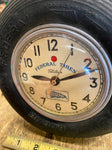 1920's Federal Tires Desktop Clock Advertising Display Oil Gas Telechon Station