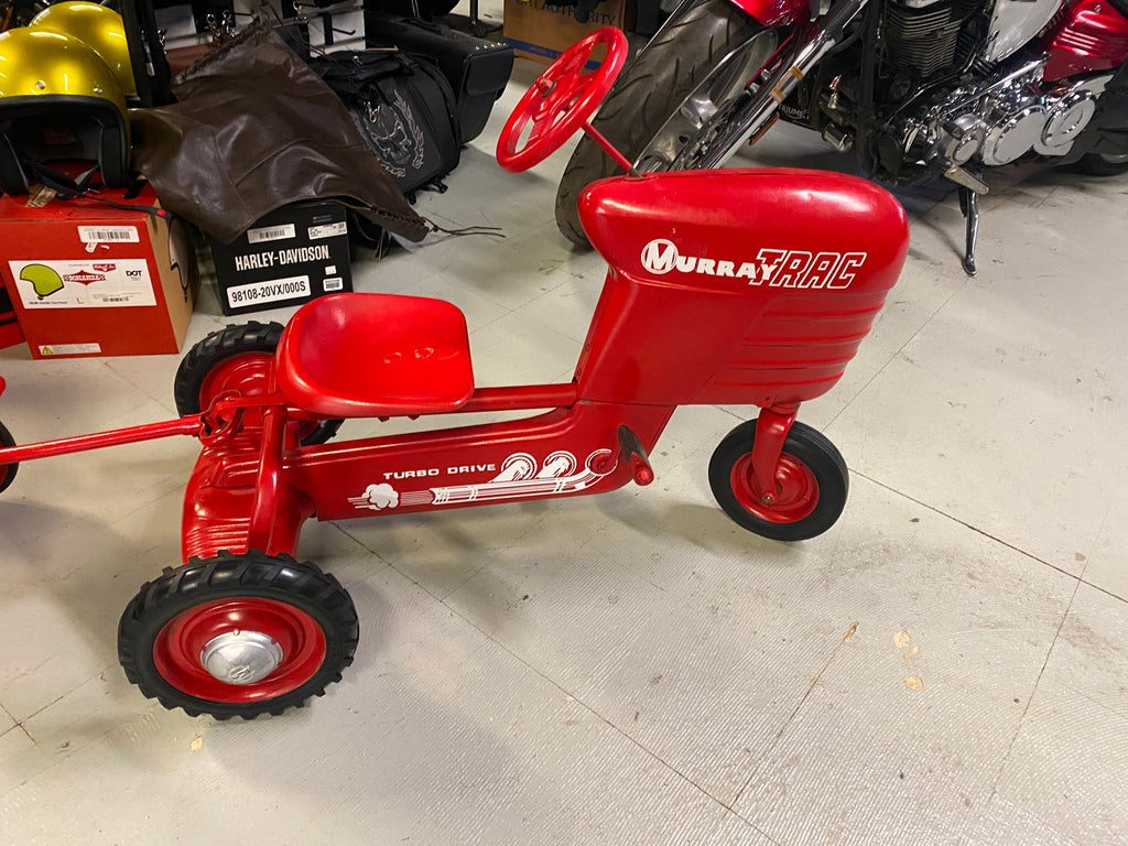 Vtg Murray Trac Turbo Drive Chain Pedal Car Tractor Dump Trailer Resto cyclewarehouse.online