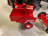 Vtg Murray Trac Turbo Drive Chain Pedal Car Tractor Dump Trailer Restored 1960's