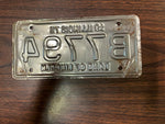 VTG 1975 Land of Lincoln Illinois Motorcycle License Plate B7794