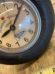 1920's Federal Tires Desktop Clock Advertising Display Oil Gas Telechon Station