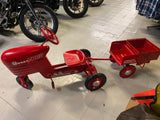 Vtg Murray Trac Turbo Drive Chain Pedal Car Tractor Dump Trailer Restored 1960's