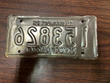 VTG 1975 Land of Lincoln Illinois Motorcycle License Plate 153826