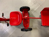 Vtg Murray Trac Turbo Drive Chain Pedal Car Tractor Dump Trailer Restored 1960's