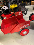 Vtg Murray Trac Turbo Drive Chain Pedal Car Tractor Dump Trailer Restored 1960's