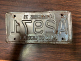 VTG 1971 Land of Lincoln Illinois Motorcycle License Plate A2971