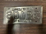 VTG 1973 Land of Lincoln Illinois Motorcycle License Plate 73281