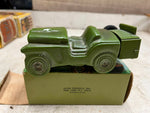 vtg Lot of three Avon Jeep Cologne bottles trailblazer, renegade, Army Empty