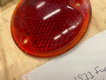 Glass Taillight Lens SS Cover OEM Ford 1933 Duo Lamp Vtg Auto Truck Hot rat rod!