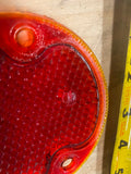 Glass Taillight Lens SS Cover OEM Ford 1933 Duo Lamp Vtg Auto Truck Hot rat rod!