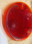 Glass Taillight Lens SS Cover OEM Ford 1933 Duo Lamp Vtg Auto Truck Hot rat rod!