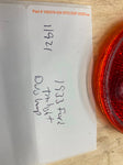 Glass Taillight Lens SS Cover OEM Ford 1933 Duo Lamp Vtg Auto Truck Hot rat rod!