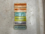 vtg Lot of 6 Avon after shave car bottles: 68 Porsche, Triumph, Studebaker, corv