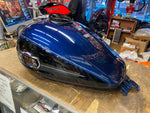 Blue Black Emblems Gas Tank Harley Touring FLH Ultra classic Glide Street road