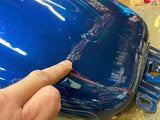 Blue Black Emblems Gas Tank Harley Touring FLH Ultra classic Glide Street road