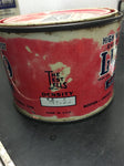 Master Lubricants Co. Vintage Lubriko Grease Summer and Winter 16 oz tin can USA