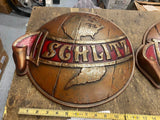 14" Schlitz Beer Sign Globe Vtg 1972 Tavern Bar Room Man Cave Breweriana