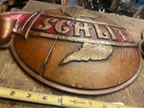 14" Schlitz Beer Sign Globe Vtg 1972 Tavern Bar Room Man Cave Breweriana