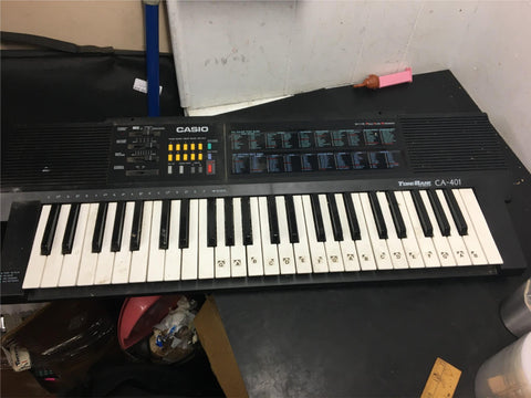 Musical band instrument Tone Bank Keyboard Casio CA-401 untested battry operated