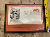 Vtg Postage Stamp Displays Post Office USA Plaque 1977 1981 1988 Collector Getty