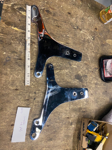 Sissybar side plates passenger Backrest Harley Sportster 1982-1993 Ironhead Evo