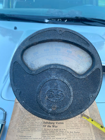 1900's Early Roller Smith Bethlehem Volt Meter Guage Industrial Vtg Electronics