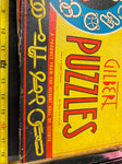 Vtg Gilbert Puzzle Set Original Box Instructions Rings Metal Magic Board Game