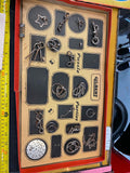 Vtg Gilbert Puzzle Set Original Box Instructions Rings Metal Magic Board Game
