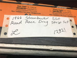 RARE Vtg 66" Strombecker slot car Road Race Drag Strip Set original box untested