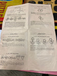 Vtg Gilbert Puzzle Set Original Box Instructions Rings Metal Magic Board Game