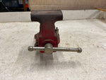 vtg Craftsman No. 391-5180 swivel base red work bench vise 3.5"
