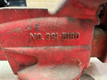 vtg Craftsman No. 391-5180 swivel base red work bench vise 3.5"