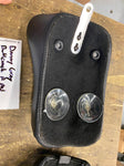 Danny Gray Buttcrack Solo Seat Passenger pad Harley Softail Slim Blackline 2011^
