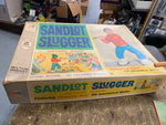 1968 Milton Bradley Sandlot Slugger Baseball Game Box Slugging Sam 12" Swings!