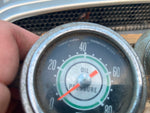 Vtg SW Stewart Warner Greenline Oil Pressure Gauge Large Diameter 1960s Shelby