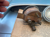Vtg SW Stewart Warner Greenline Oil Pressure Gauge Large Diameter 1960s Shelby