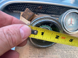Vtg SW Stewart Warner Greenline Oil Pressure Gauge Large Diameter 1960s Shelby